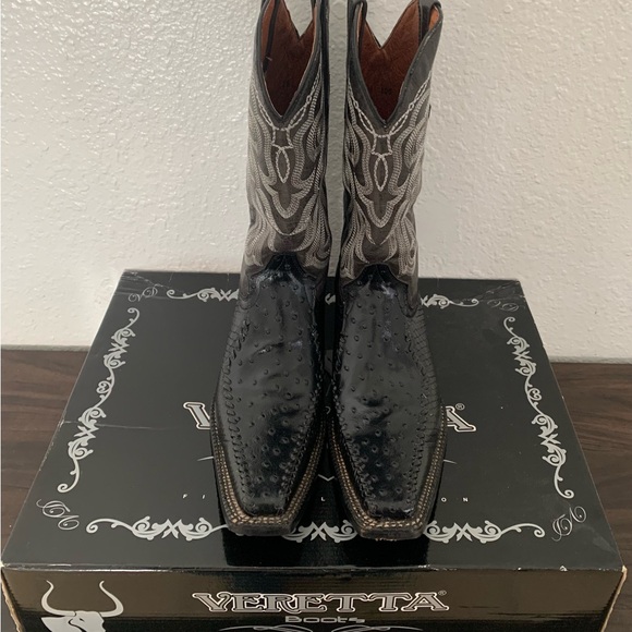 VERETTA BELLY CHOCO BOOTS - Picture 1 of 8
